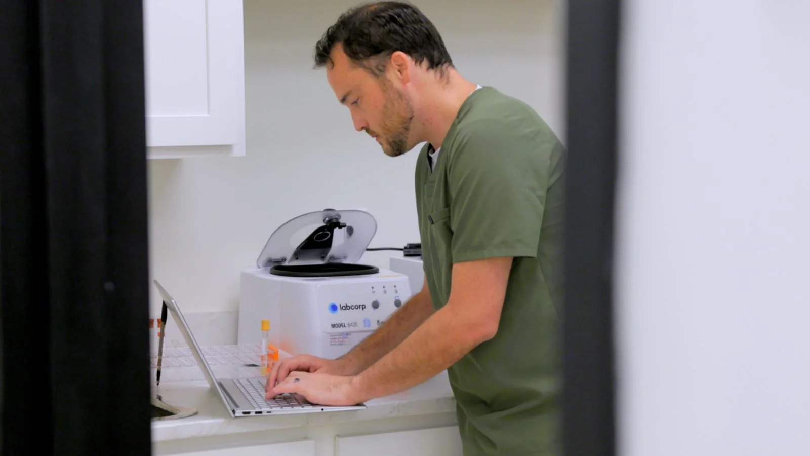 Lab technician at the Solcara lab